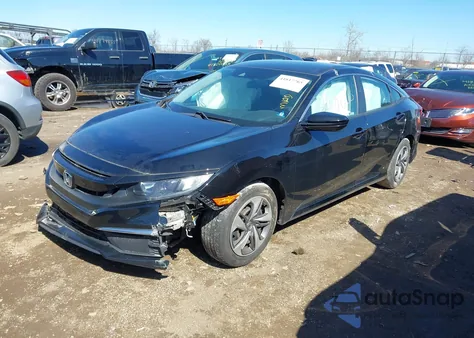 2019 Honda Civic Lx из США, поврежденный, VIN 2HGFC2F68KH574418